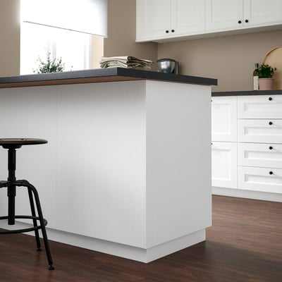ENKÖPING Panel lateral, blanco efecto madera, 62x80 cm