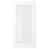 ENKÖPING Puerta de vidrio, blanco efecto madera, 40x80 cm