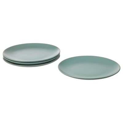 FÄRGKLAR Plato, mate menta, 26 cm
