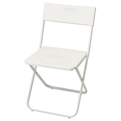 FEJAN Silla para terraza, plegable blanco