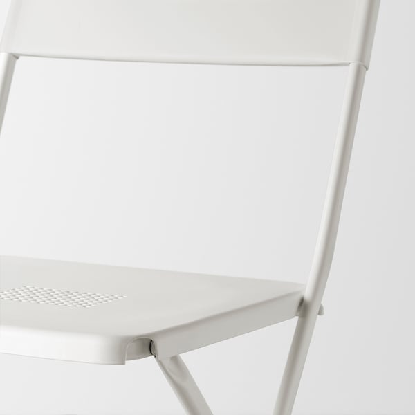FEJAN Silla para terraza, plegable blanco