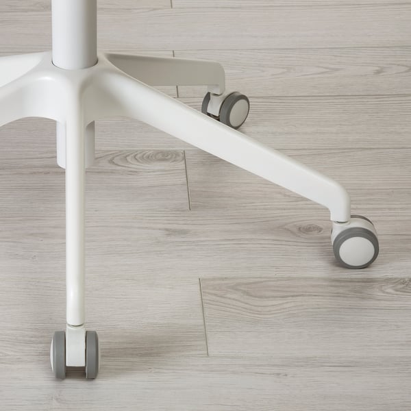 FJÄLLBERGET Silla sala reuniones, chapa roble tinte blanco/Gunnared beige