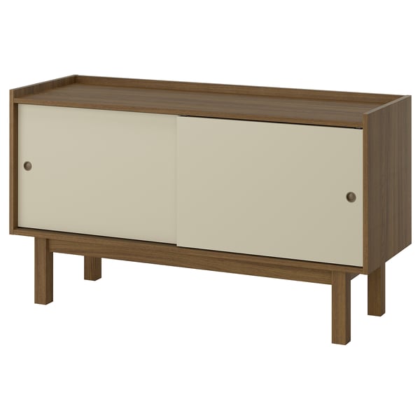 FÖRSÄLJARE Buffet, beige oscuro madera/beige, 140x46x78 cm