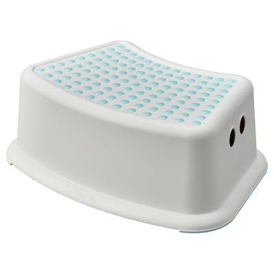 FÖRSIKTIG Piso infantil, blanco/turquesa