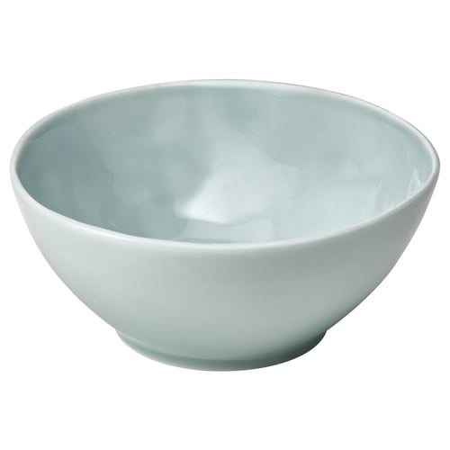 FORELLTETRA Bowl, turquesa/gris, 15 cm