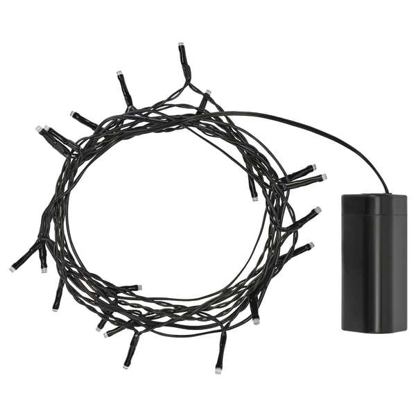 GETKÅL Guirnalda luminosa LED, a pilas ext, 4.5 m