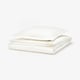HAMPFLOCKEL Funda plumón con funda almohada, blanco, 150x200/50x60 cm