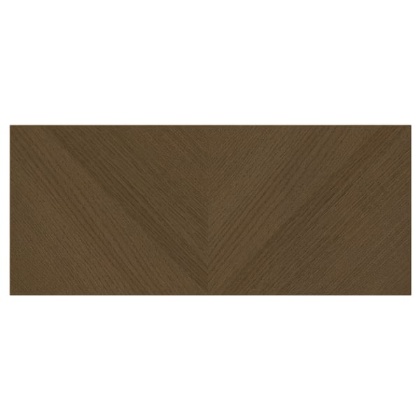 HEDEVIKEN Frente de cajón, café chapa de roble teñida, 60x26 cm