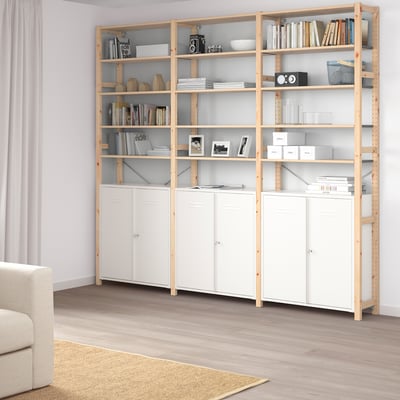 IVAR Gabinete, blanco, 80x83 cm