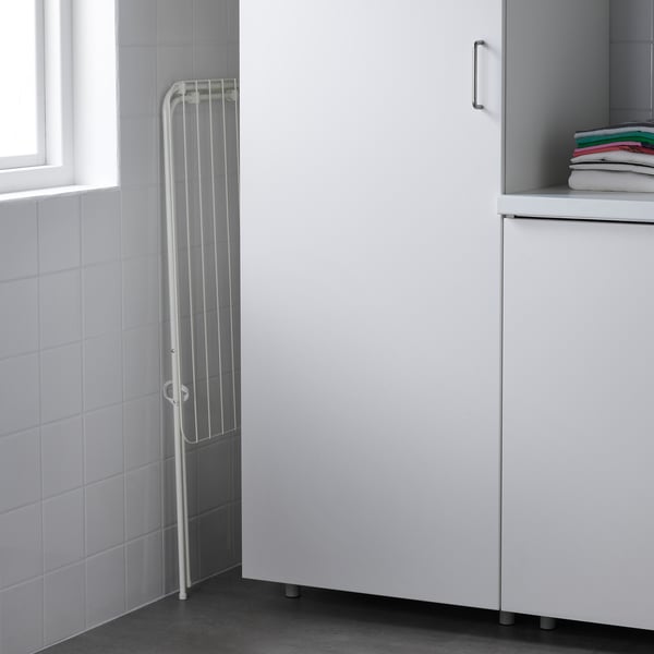JÄLL Tendedero de ropa plegable, blanco