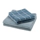 KLASESPIREA Toalla, set de 4, azul, 50x100/70x140 cm