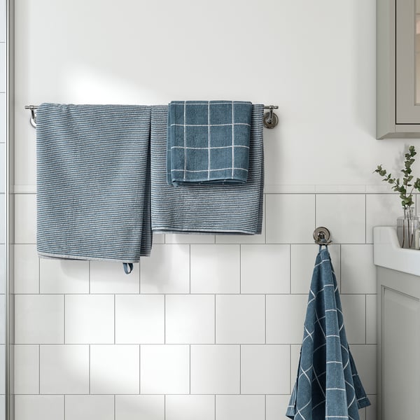 KLASESPIREA Toalla, set de 4, azul, 50x100/70x140 cm