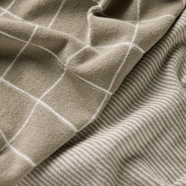 KLASESPIREA Toalla, set de 4, beige, 50x100/70x140 cm