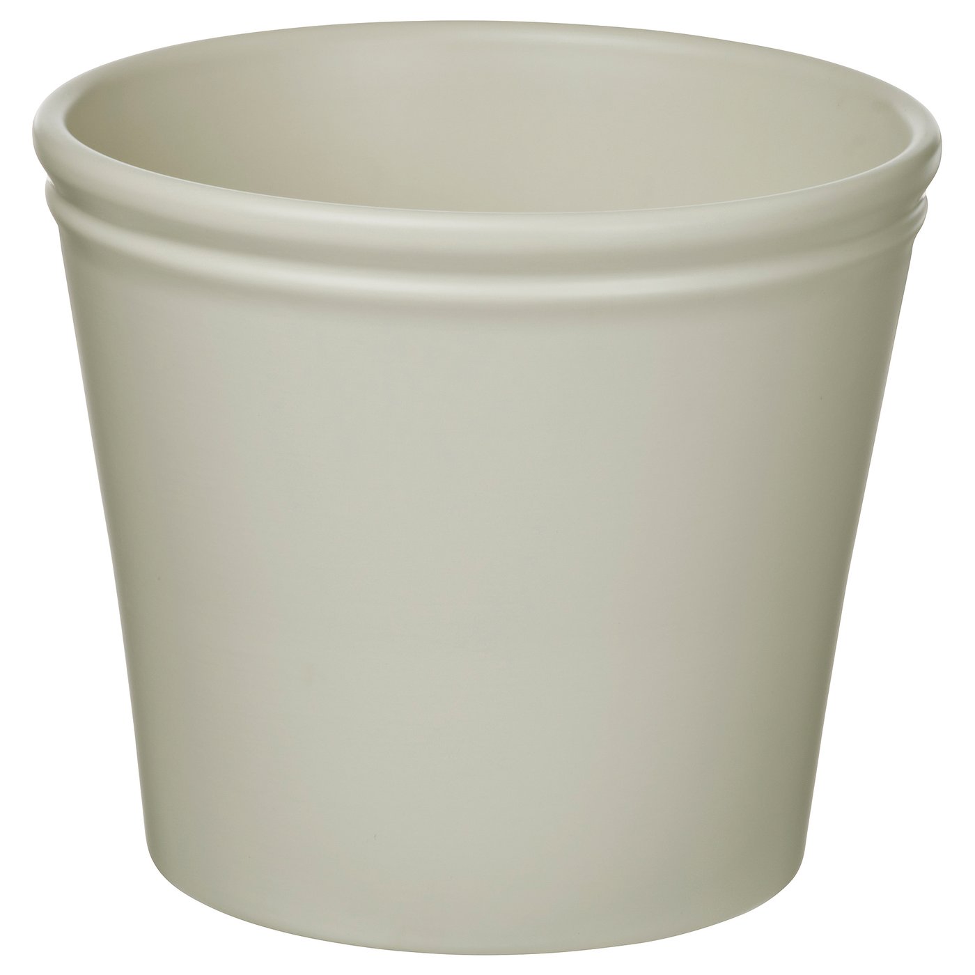 KÖRSBÄRSBJÖRK Macetero, beige, 19 cm