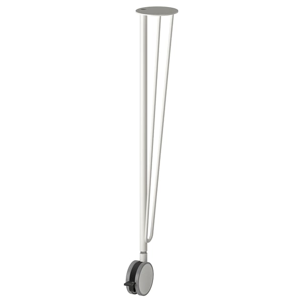 KRILLE Pata con rueda, blanco, 70 cm