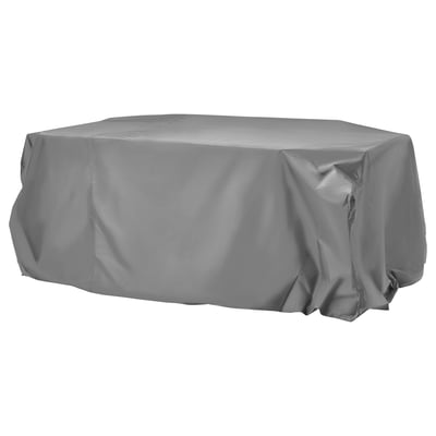 KUGGASKÄR Funda para muebles de terraza, gris, 220x220 cm