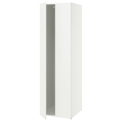 LASTARE Estructura con puertas, blanco, 60x62x200 cm