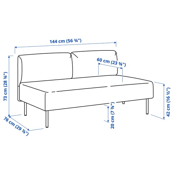 LILLEHEM Sofá modular 5p + mesa aux, Vissle/beige madera