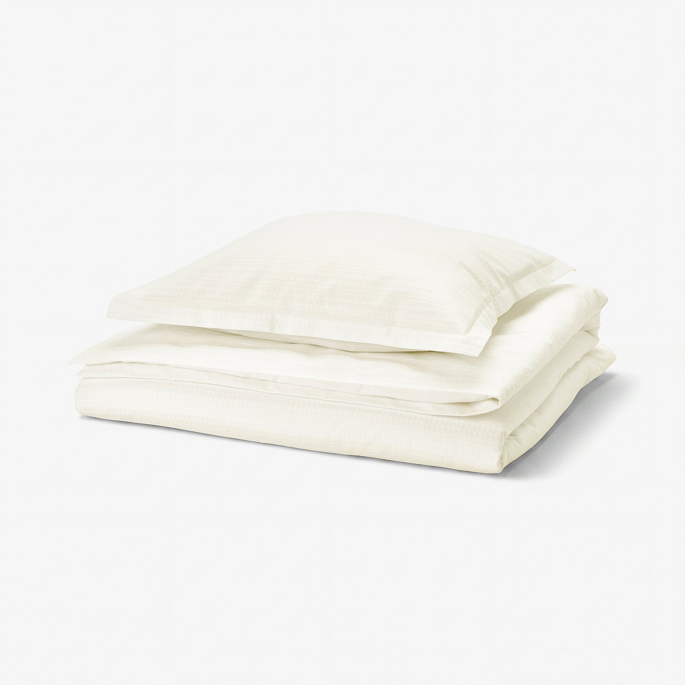 LUKTVICKER Funda plumón con funda almohada, blanco, 150x200/50x60 cm