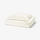 LUKTVICKER Funda plumón con funda almohada, blanco, 150x200/50x60 cm