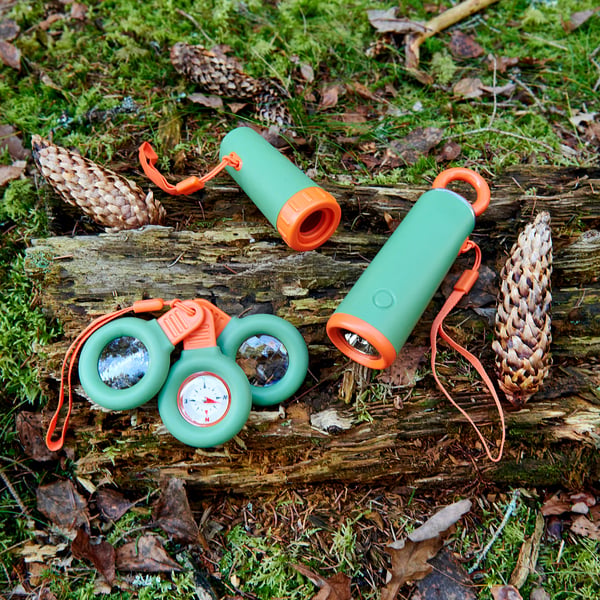 MAJBAGGE Monocular, verde/naranjo