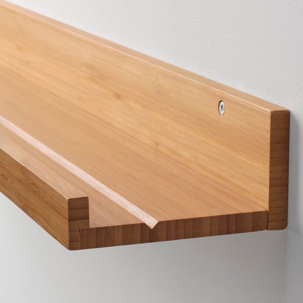 MÅLERÅS Repisa para cuadros, bambú, 75 cm