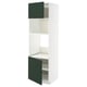 METOD, blanco/Havstorp verde oscuro, 60x60x200 cm