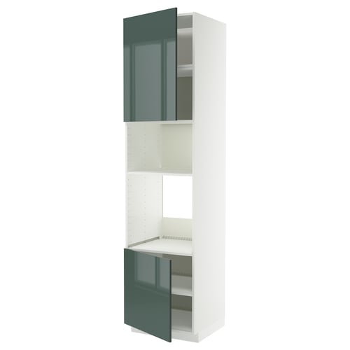 METOD, blanco/Kallarp, 60x60x240 cm