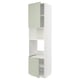 METOD, blanco/Stensund menta, 60x60x240 cm