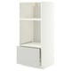 METOD / MAXIMERA, blanco/Aspudden gris claro, 60x60x140 cm