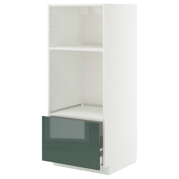 METOD / MAXIMERA, blanco/Kallarp, 60x60x140 cm