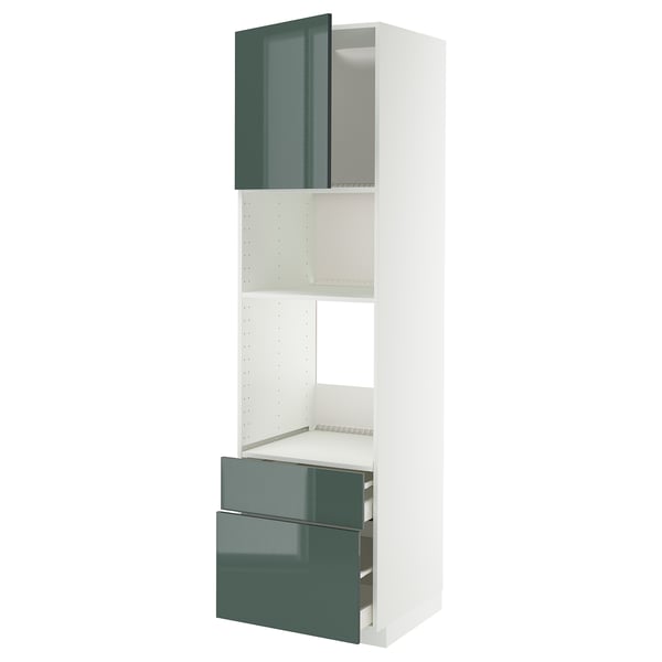 METOD / MAXIMERA, blanco/Kallarp, 60x60x220 cm