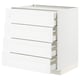 METOD / MAXIMERA Mbs4frt/5cj, blanco Enköping/blanco efecto madera, 80x60 cm