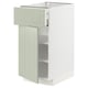 METOD / MAXIMERA Mueble base, 1 cajón, blanco/Stensund menta, 40x60 cm