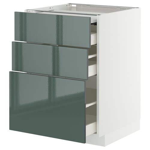 METOD / MAXIMERA Mueble base con 3 cajones
