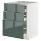 METOD / MAXIMERA Mueble base con 3 cajones