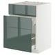 METOD / MAXIMERA Mueble base lavaplatos, blanco/Kallarp, 60x60 cm