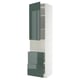 METOD / MAXIMERA Mueble para microondas empotrado, blanco/Kallarp, 60x60x240 cm