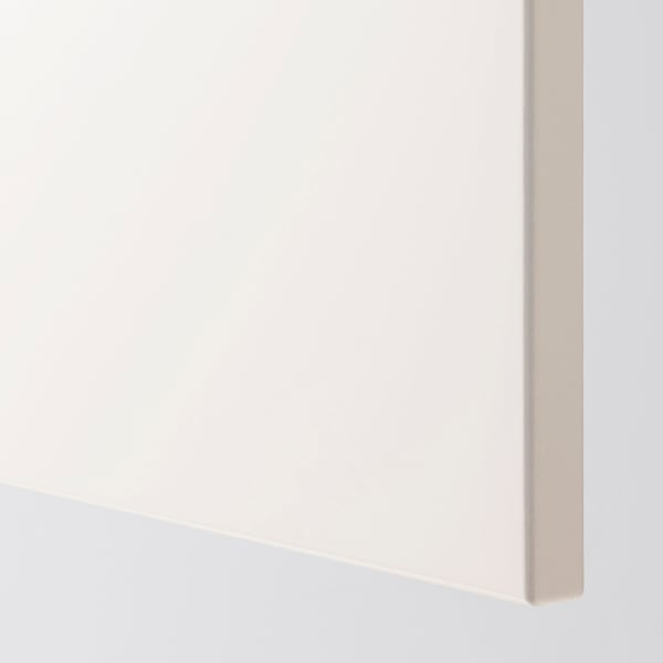 METOD / MAXIMERA Mueble para microondas empotrado, blanco/Veddinge blanco, 60x60x240 cm