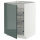 METOD Mueble base 3 canastos extraíbles, blanco/Kallarp, 60x60 cm