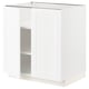METOD Mueble base con repisas, blanco Enköping/blanco efecto madera, 80x60 cm
