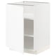 METOD Mueble base con repisas, blanco Enköping/blanco efecto madera, 60x60 cm