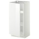 METOD Mueble base con repisas, blanco/Ringhult blanco, 40x37 cm