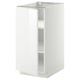 METOD Mueble base con repisas, blanco/Ringhult blanco, 40x60 cm
