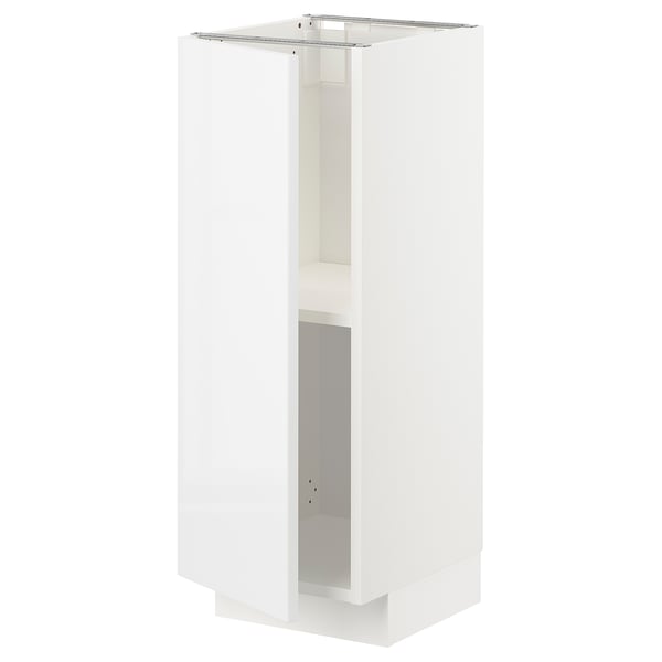 METOD Mueble base con repisas, blanco/Ringhult blanco, 30x37 cm