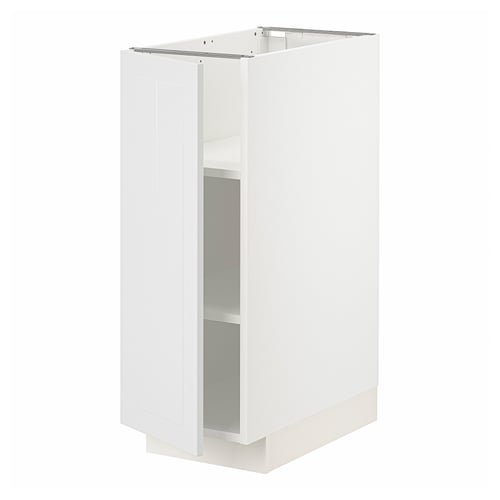 METOD Mueble base con repisas, blanco/Stensund blanco, 30x60 cm