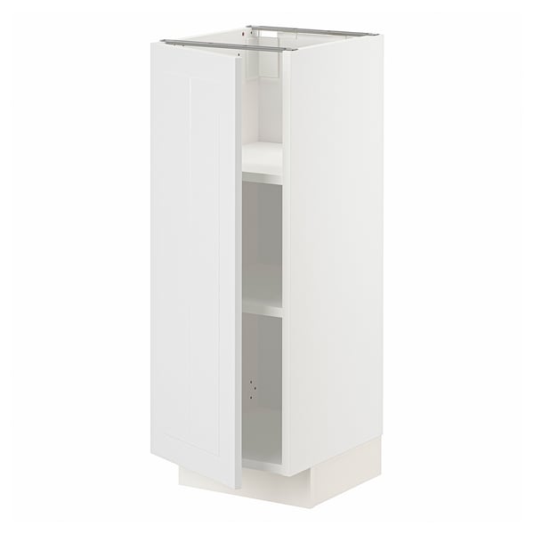 METOD Mueble base con repisas, blanco/Stensund blanco, 30x37 cm