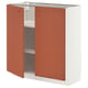 METOD Mueble base con repisas