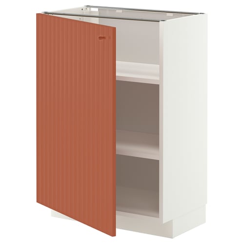 METOD Mueble base con repisas
