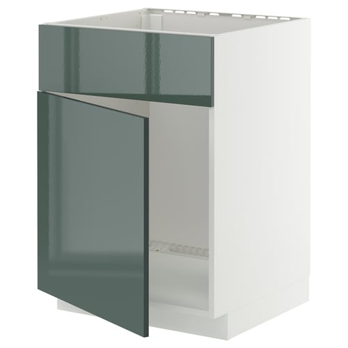 METOD Mueble base para lavaplatos, blanco/Kallarp, 60x60 cm